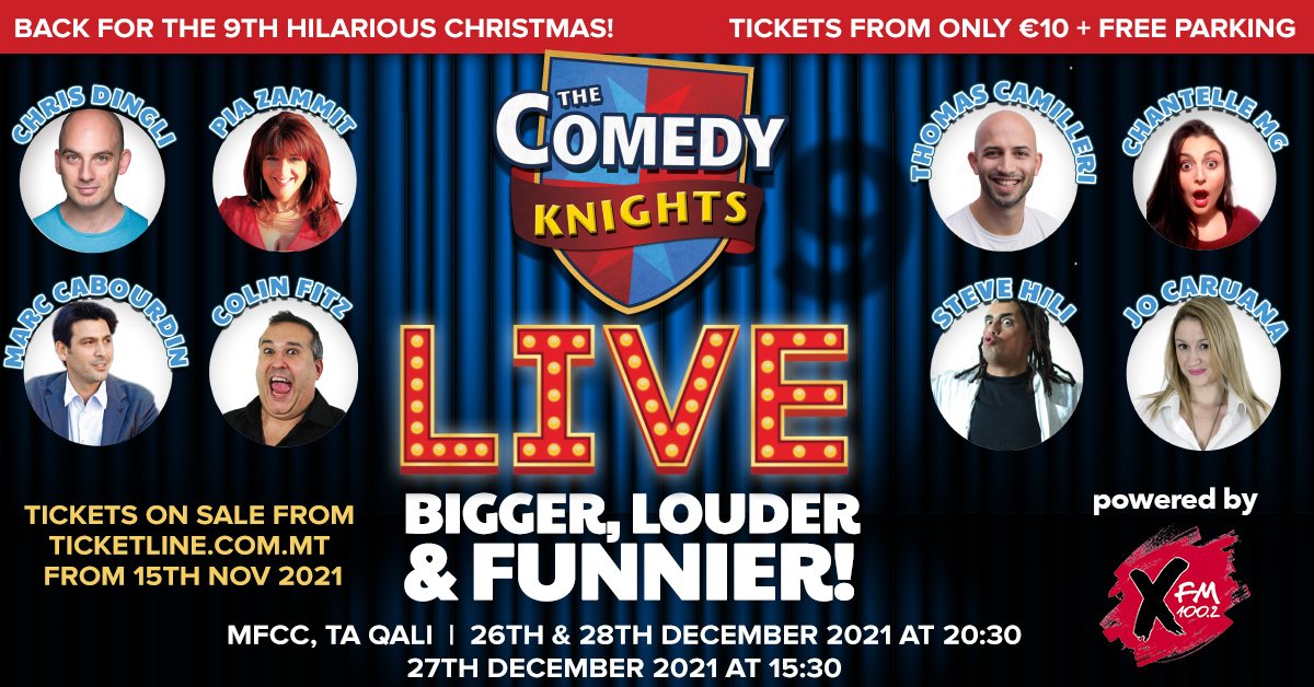 The Comedy Knights Live: Bigger, Louder and Funnier! malta, Comedy knights malta